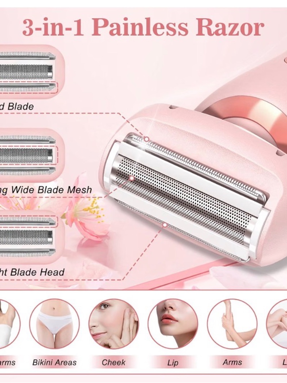Pink Lady Shaver 2-in-1 Electric Razor - Picture 2 of 16